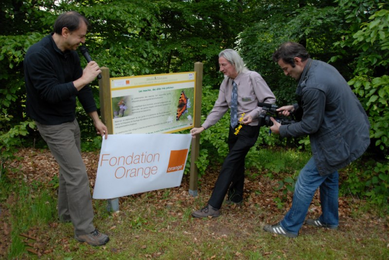 Premier partenariat avec la Fondation Orange pour la sensibilisation à la protection des insectes